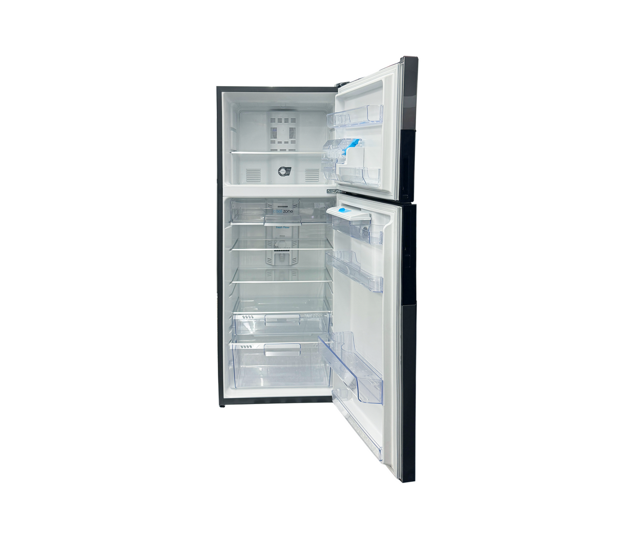 Nevera top mount 400 litros con panel dispensador Silver Mabe