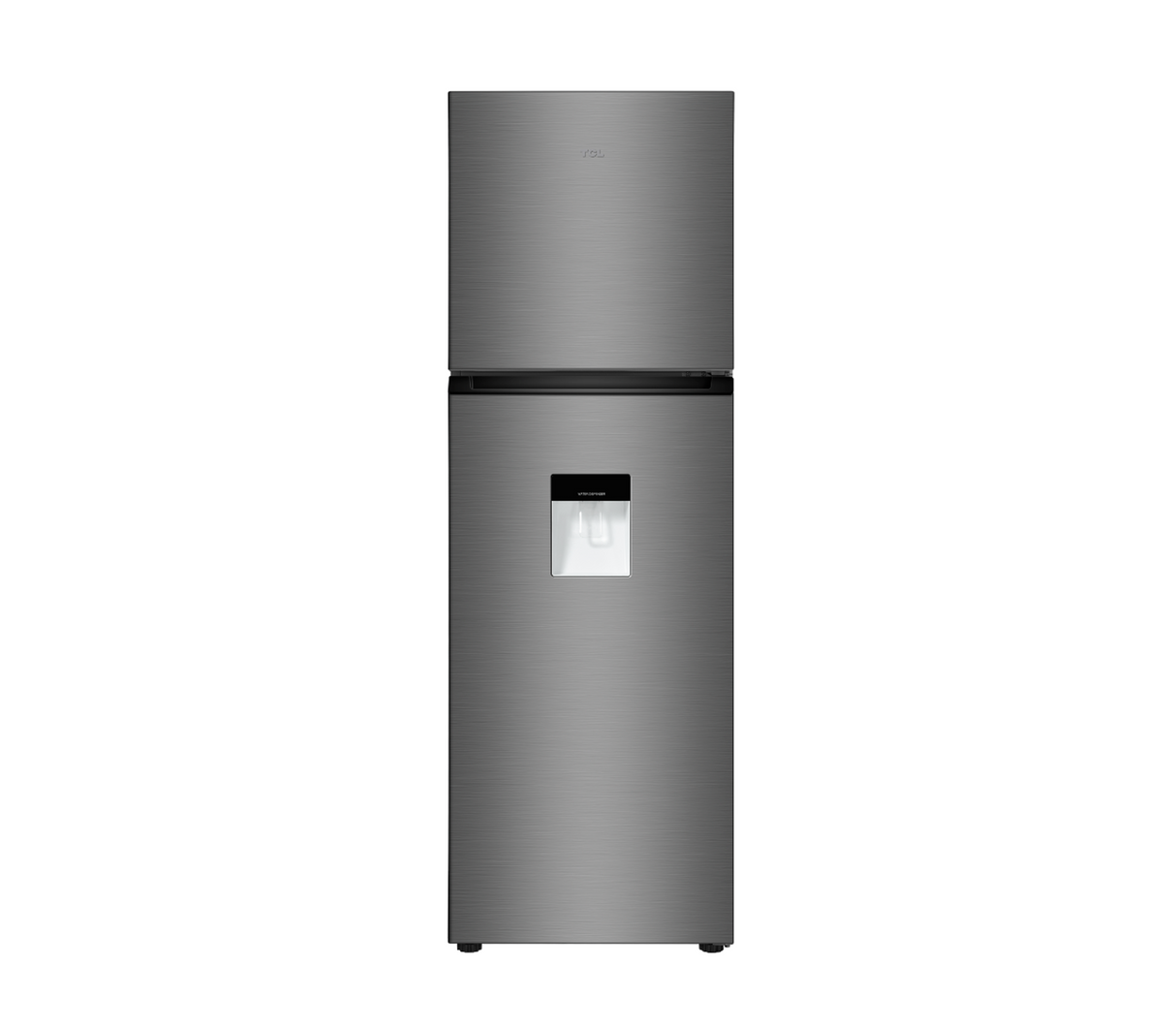 Nevera Top Mount sin escarcha 286 litros con dispensador gris TCL