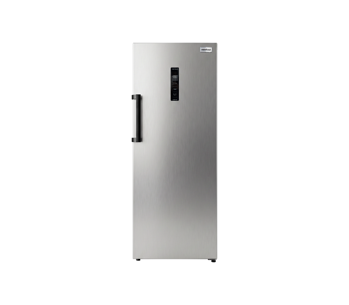 Congelador Vertical Dual-Refrigerador S/Escarcha 1 Puerta Gris Newkool