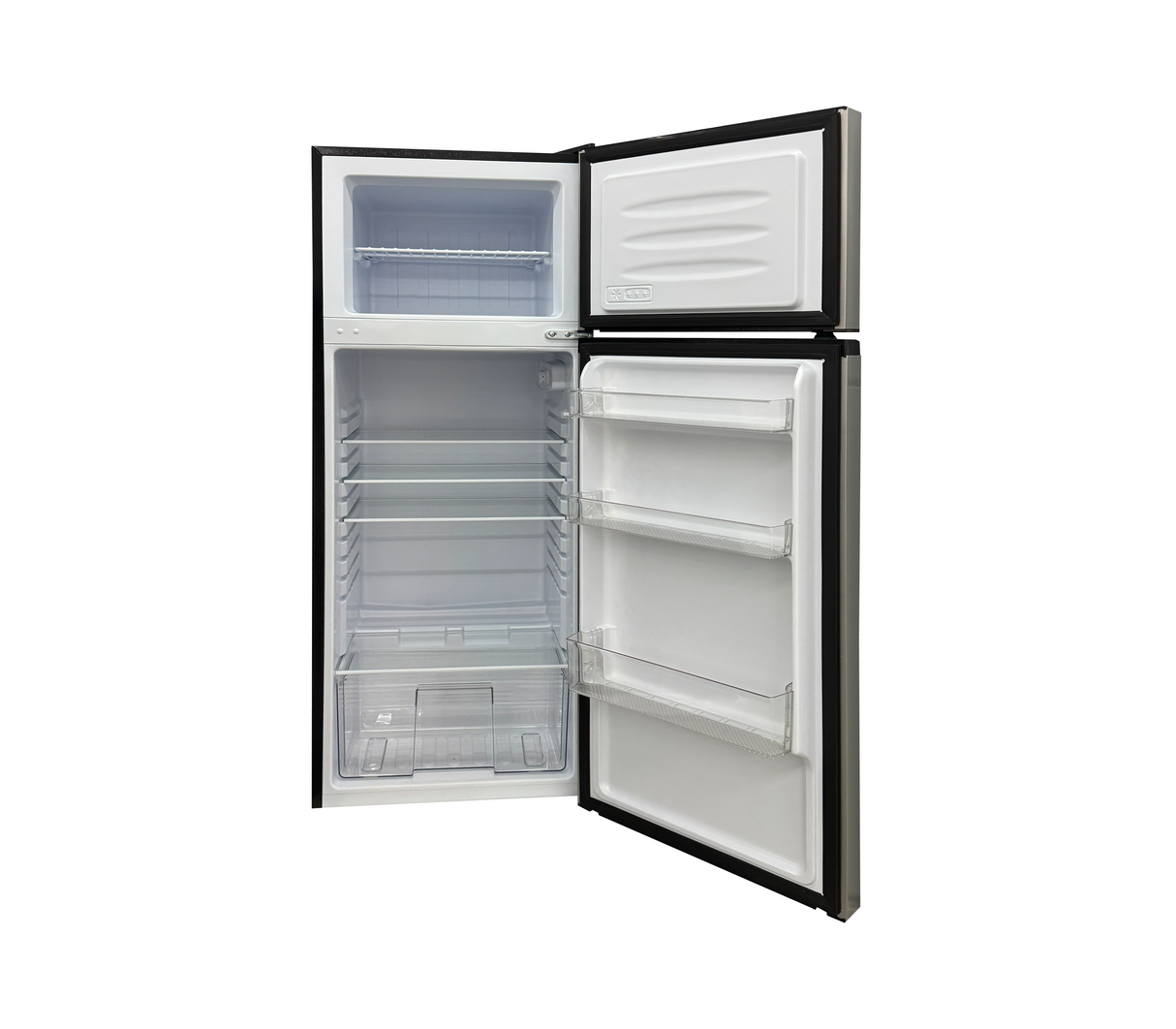 Nevera 2 puertas 9" 230Lts plateda Jaguar