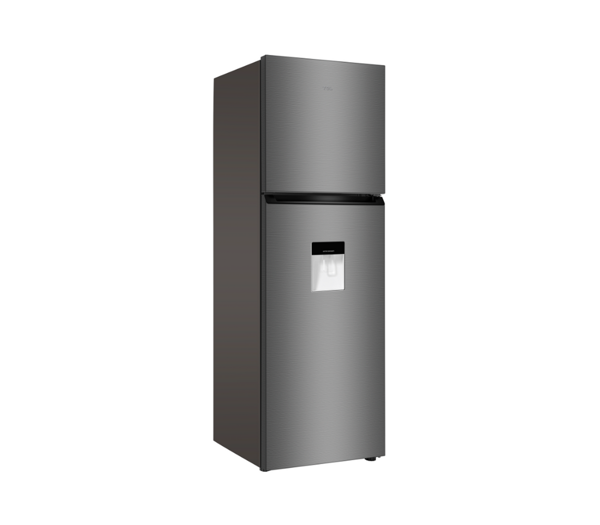 Nevera Top Mount sin escarcha 8.7 pies con dispensador gris TCL