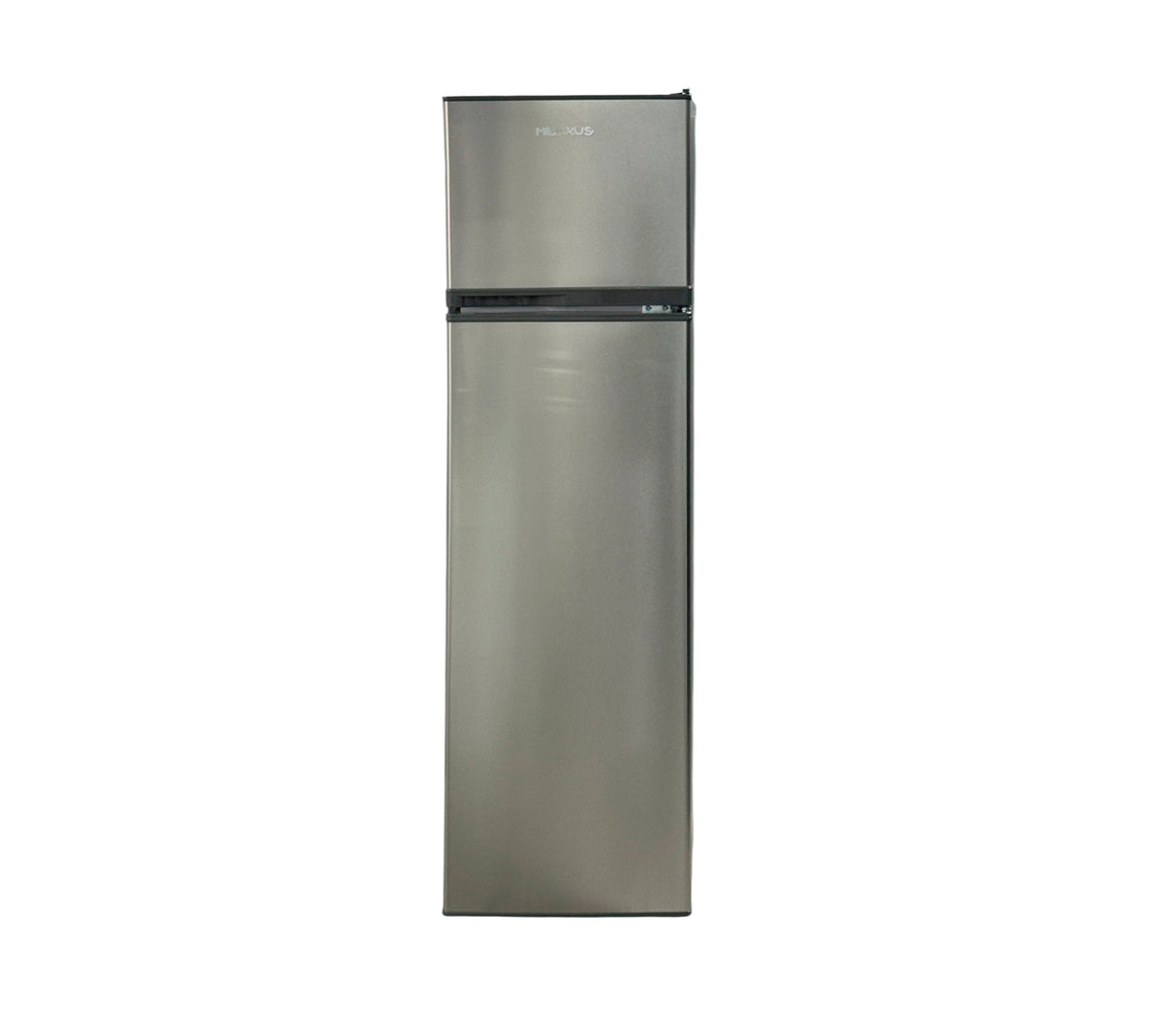 Nevera Top Mount 6.5 pies con escarcha gris Milexus