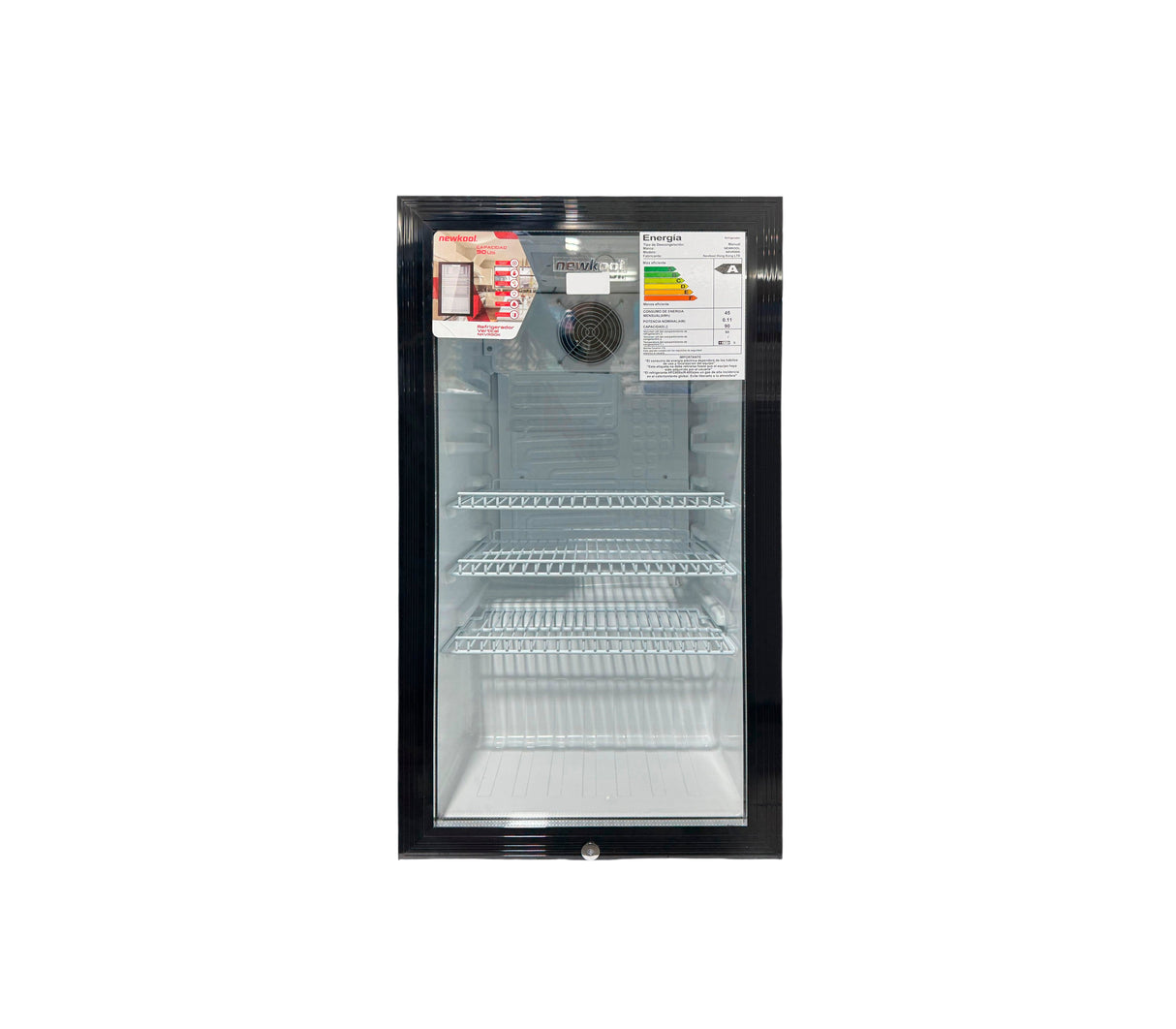 Nevera exhibidor vertical 90 litros Newkool