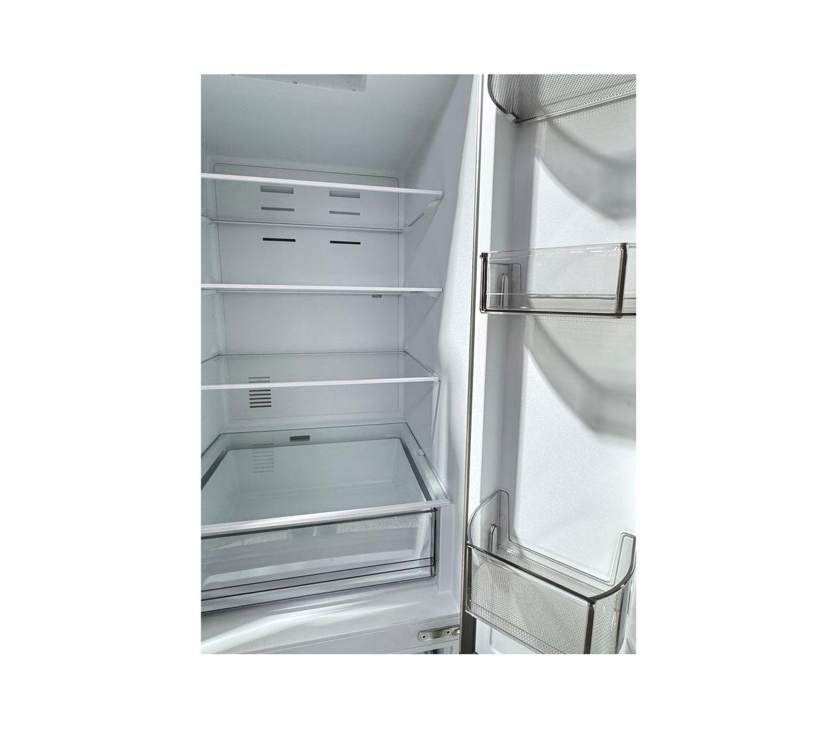 Nevera francesa 15.2 pies 395 lts s/escarcha gris Milexus