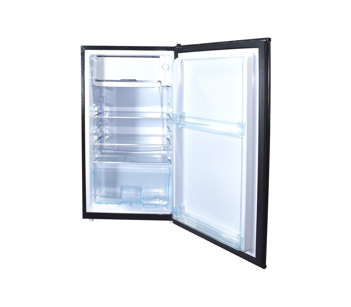 Nevera ejecutiva Single Door con escarcha 3.2 pies cúbicos negro Sj Electronics