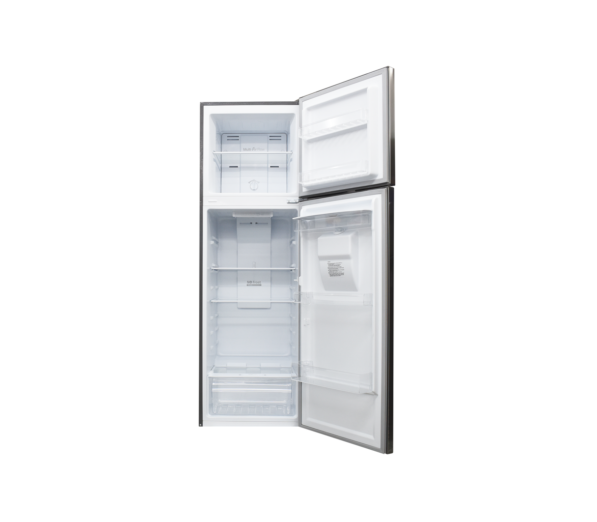 Nevera Top Mount sin escarcha 283 litros con dispensador acero inoxidable Gplus