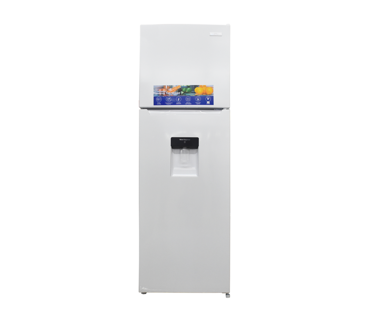 Nevera Top Mount sin escarcha 283 litros con dispensador blanco Gplus