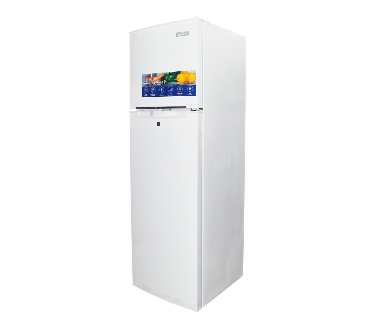 Nevera Top Mount con escarcha 6 pies blanca Gplus