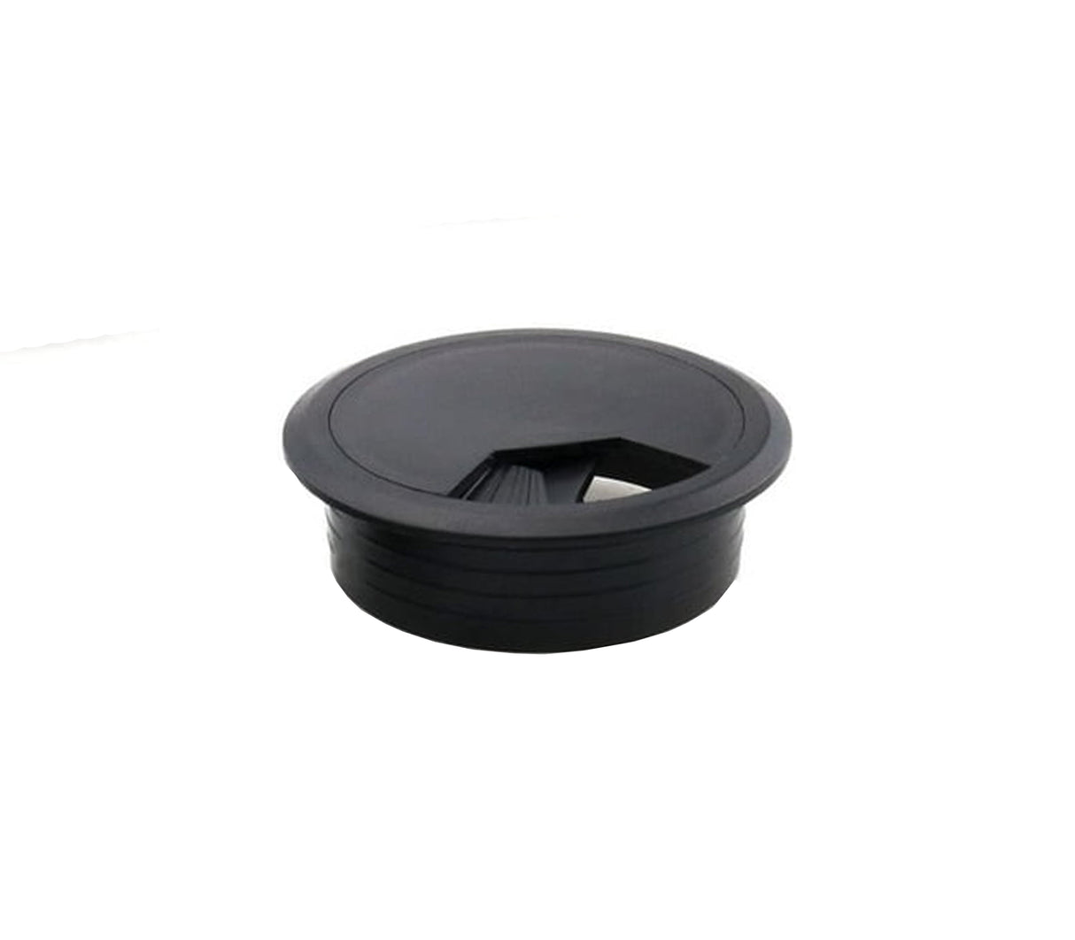 Ojal organizador de cable para escritorio negro FGM