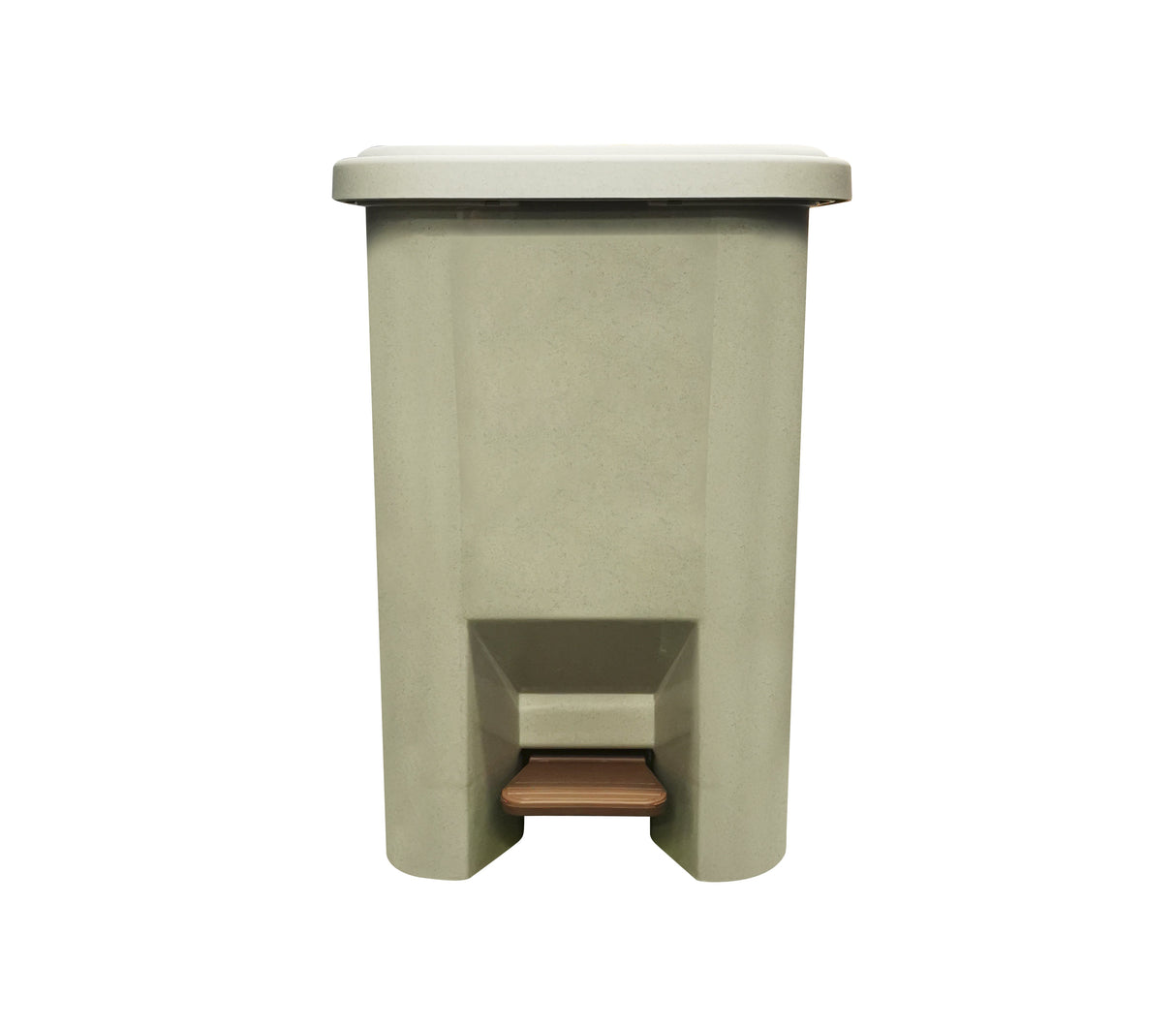 Papelera plástica con pedal 13 litros Beige Sky Home