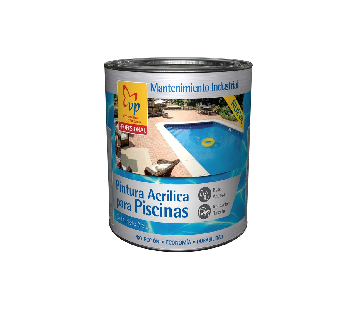 Pintura piscinas acrílica azul GL VP