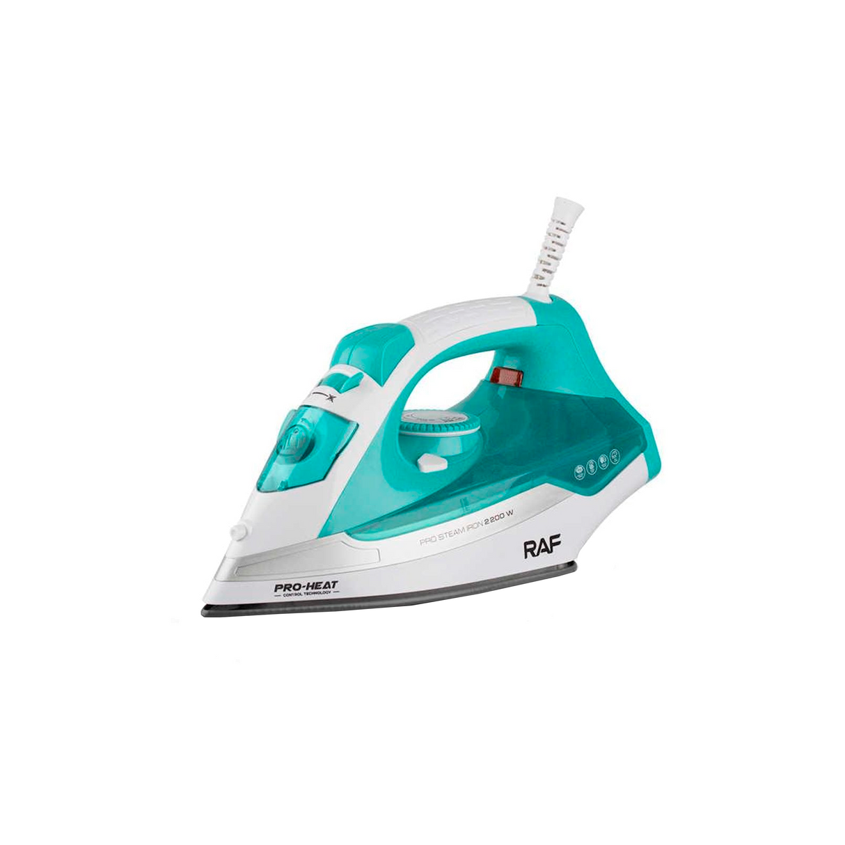 Plancha a vapor cerámica 250 ml 2200w verde Raf