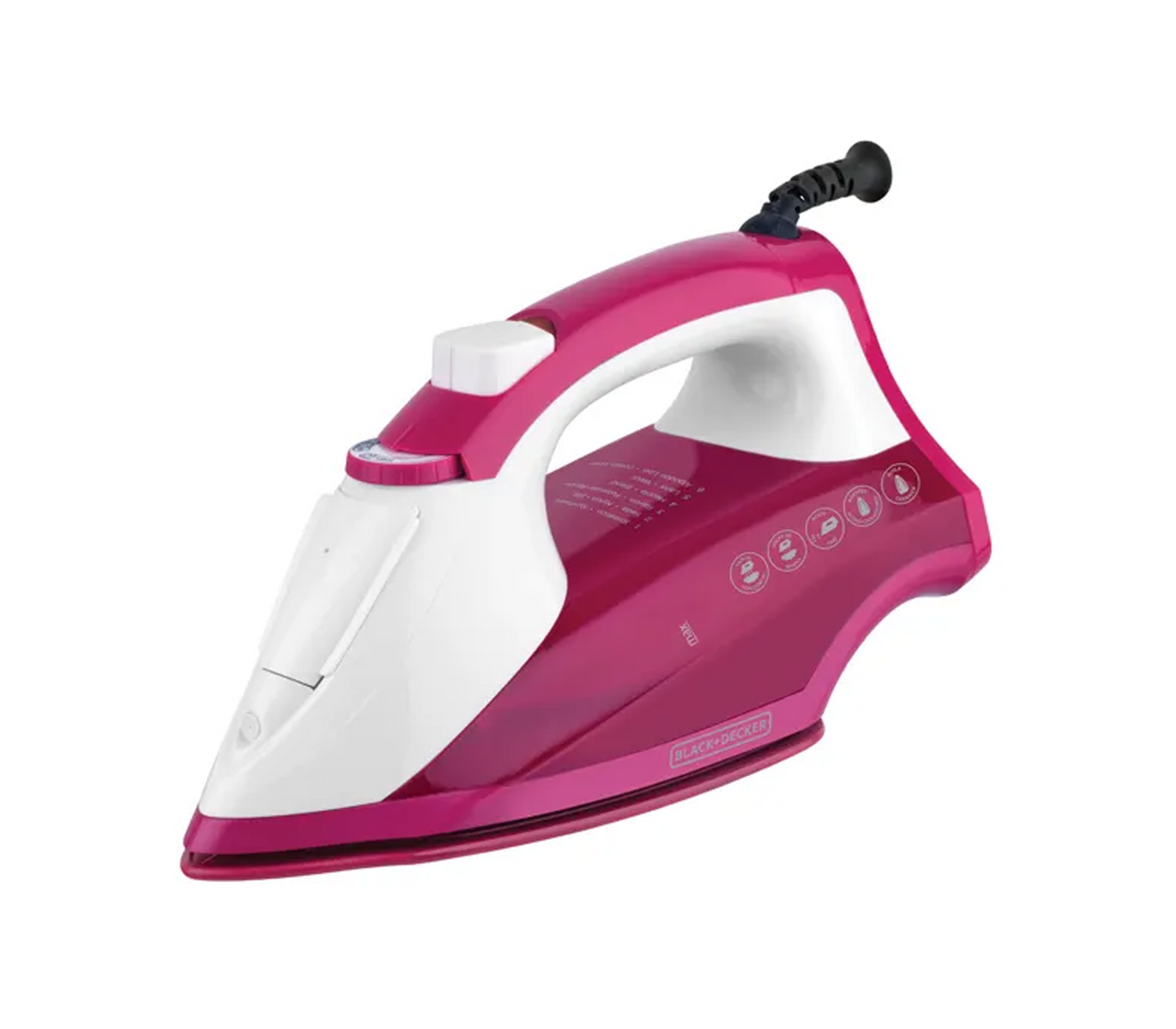 Plancha a vapor Light ‘N Easy Rosado Black & Decker