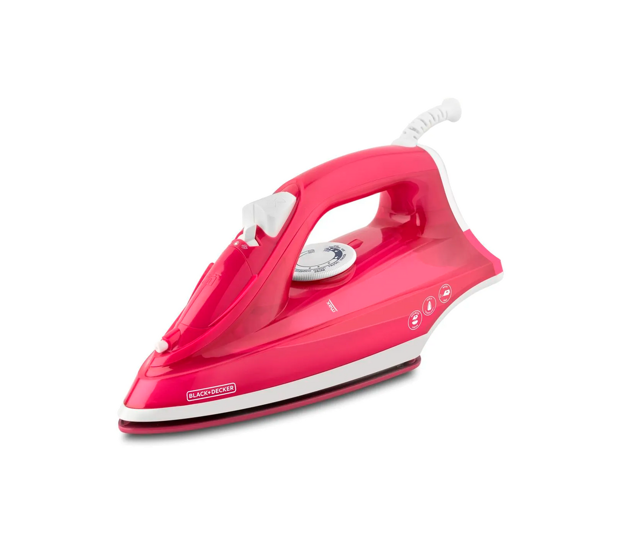 Plancha a vapor Trueglide Colors Fucsia Black & Decker