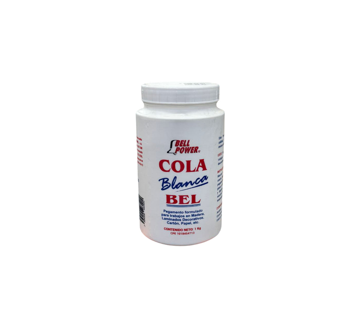 Pega blanca 1kg Bell Power