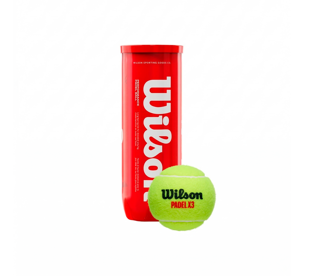 Pelota de pádel performance X3 3 unidades Wilson