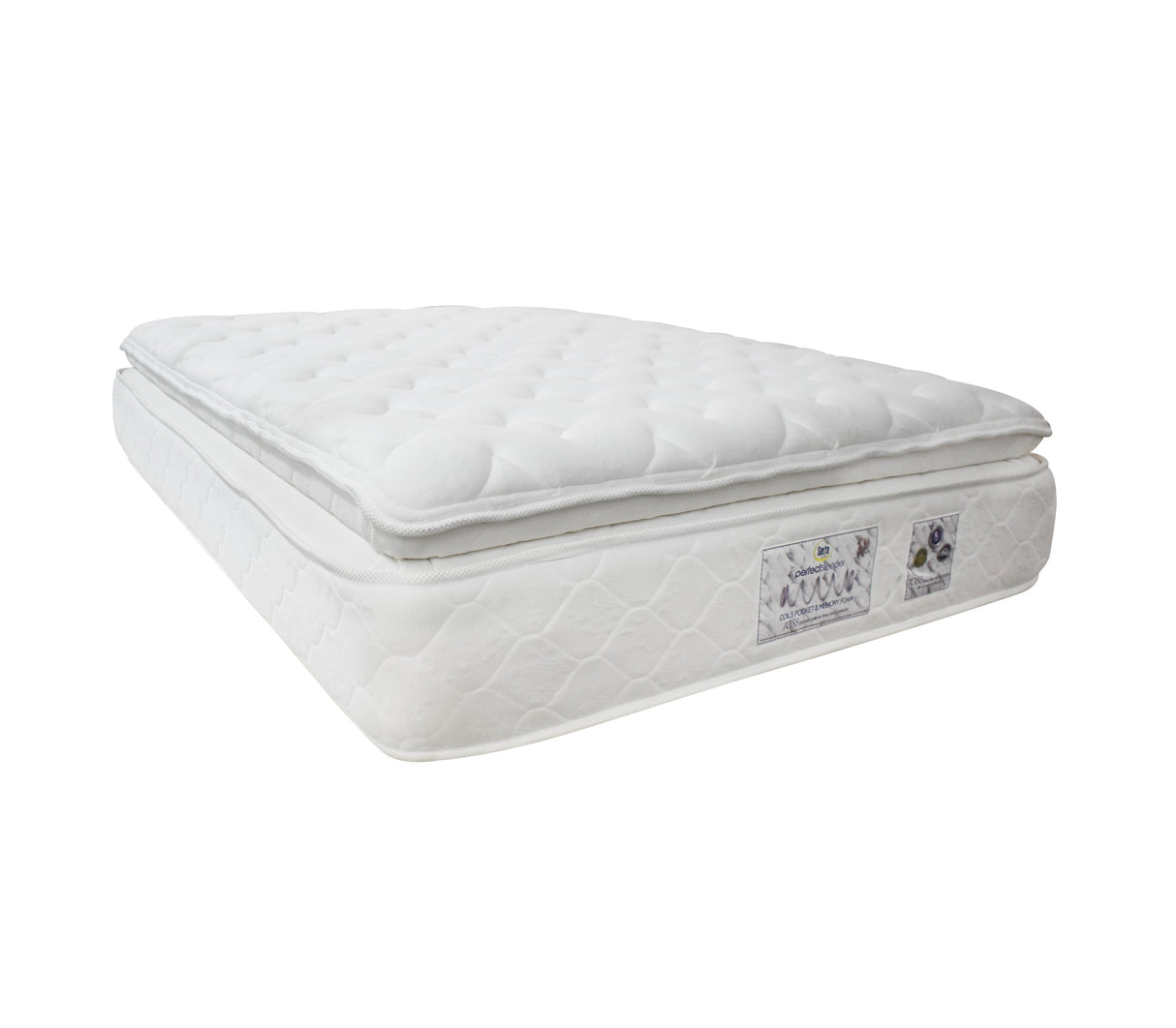 Colchón Matrimonial (140cm X 190cm) Perfect Sleep 1 Pillow Memory Foam Encapsulado Serta