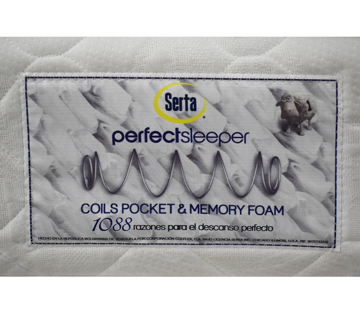 Colchón king (200cm X 200cm) perfect slepper 1 pillow memory foam encapsulado Serta