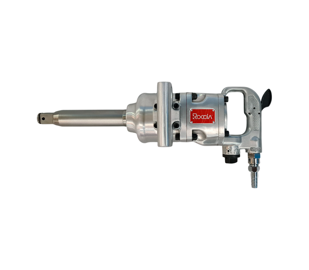 Pistola de aire alto impacto neumática de alto 1" eje largo 4 piezas Roccia