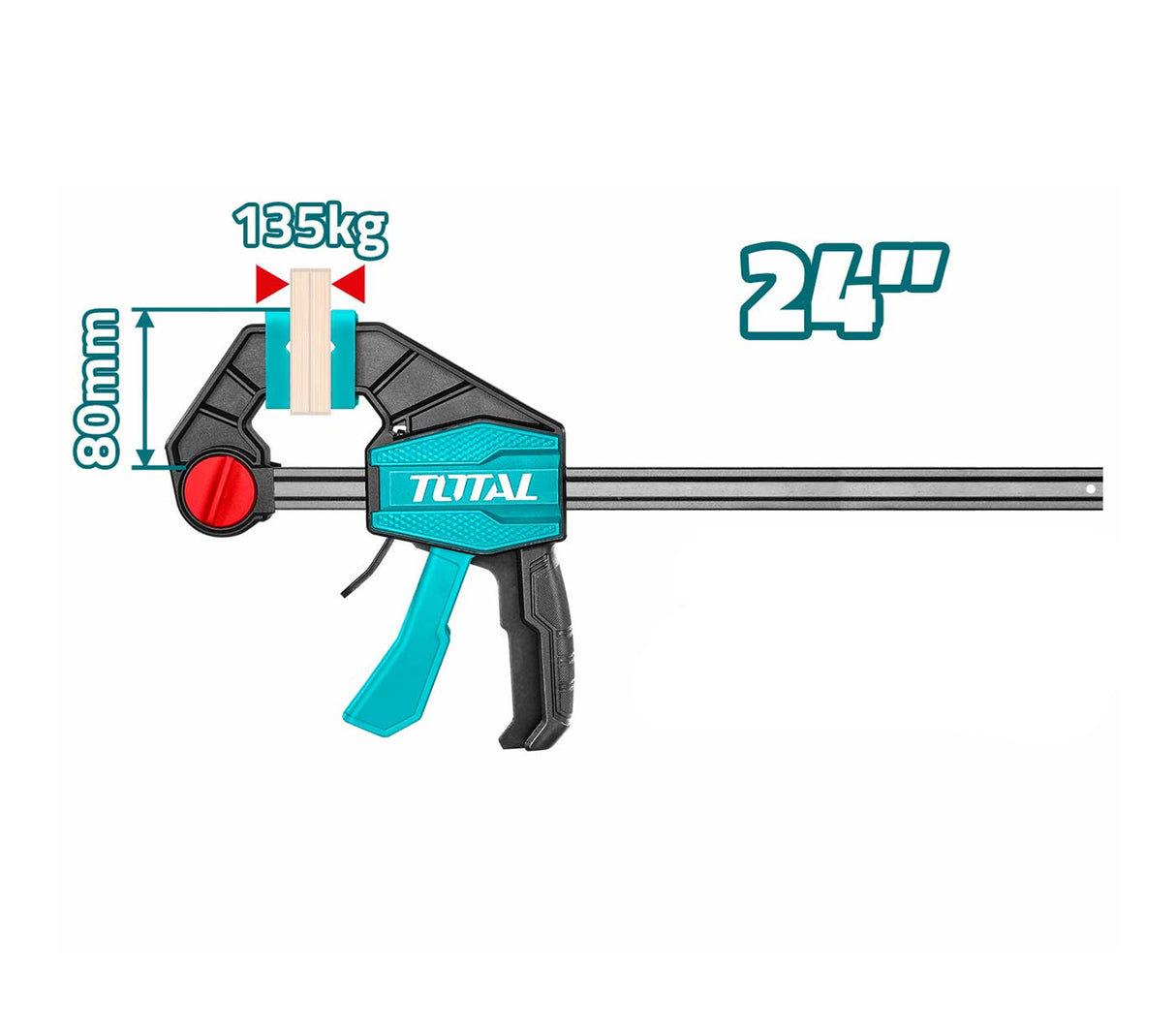 Prensa sargento 24" Total