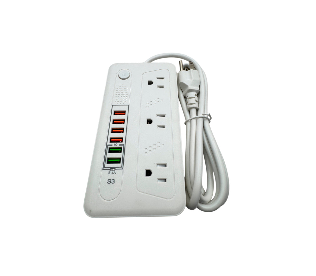 Regleta 3 tomas con USB CM