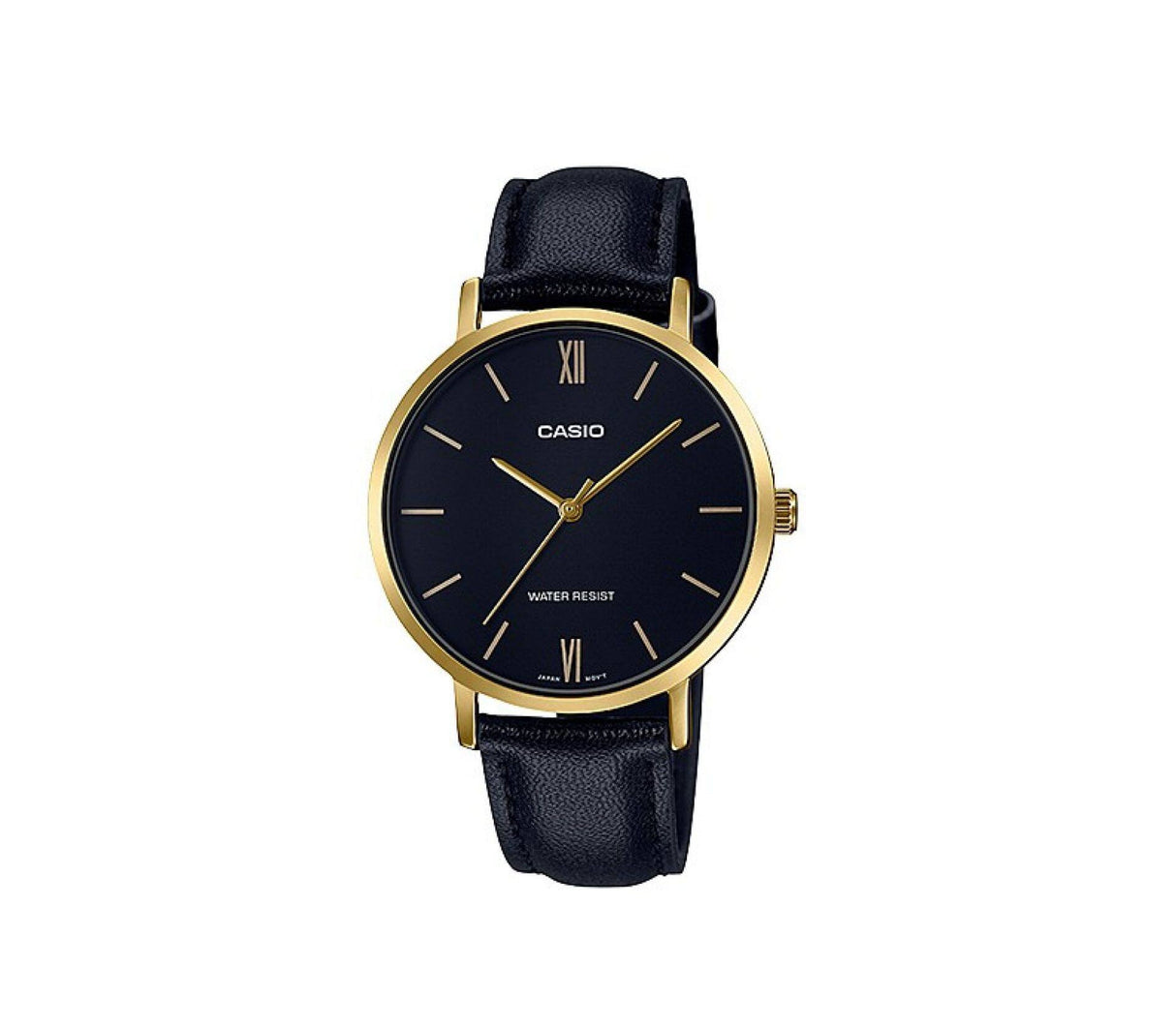 Reloj analógico para dama negro/dorado Casio
