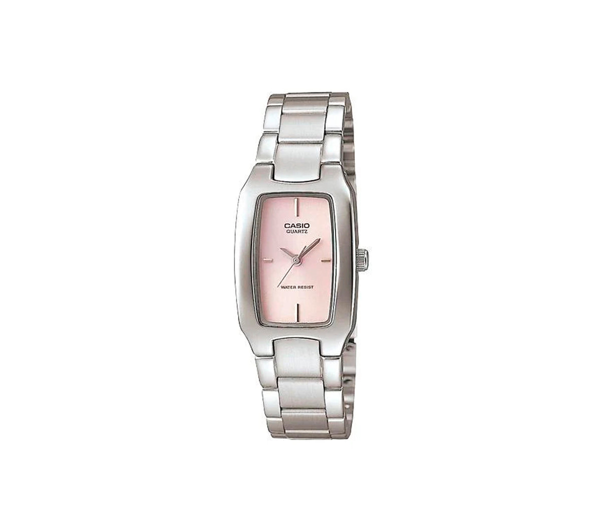 Reloj analógico casual para dama plateado/rosado Casio
