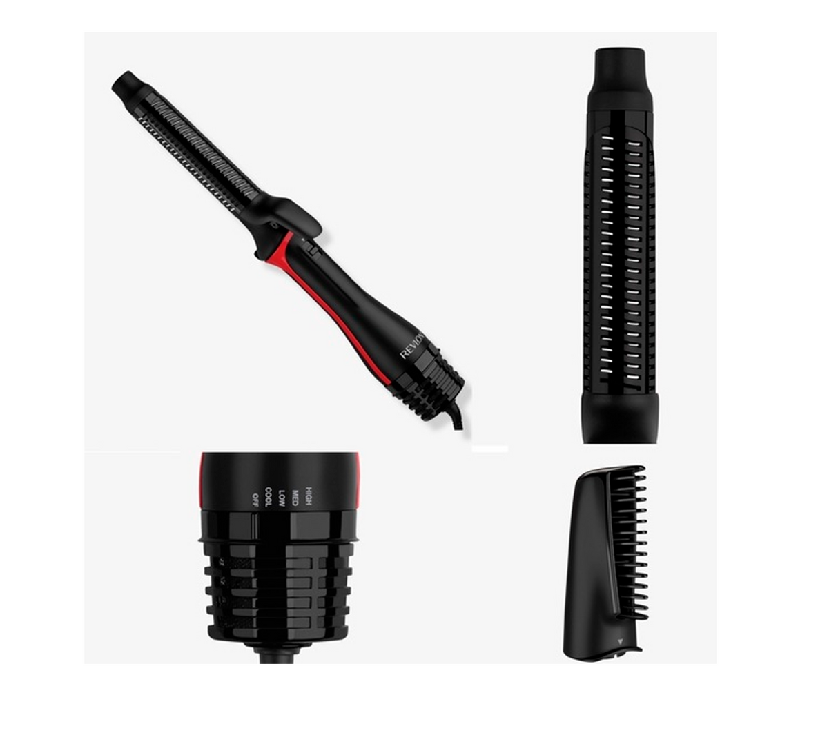 Secador y ondulador 2 en 1 One-Step Curler Blowout Revlon