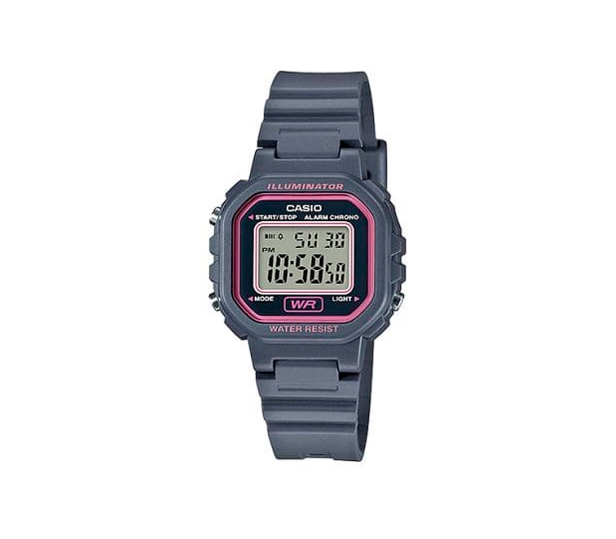 Reloj Digital P/Dama Negro/Gris LA-20WH-8A Casio