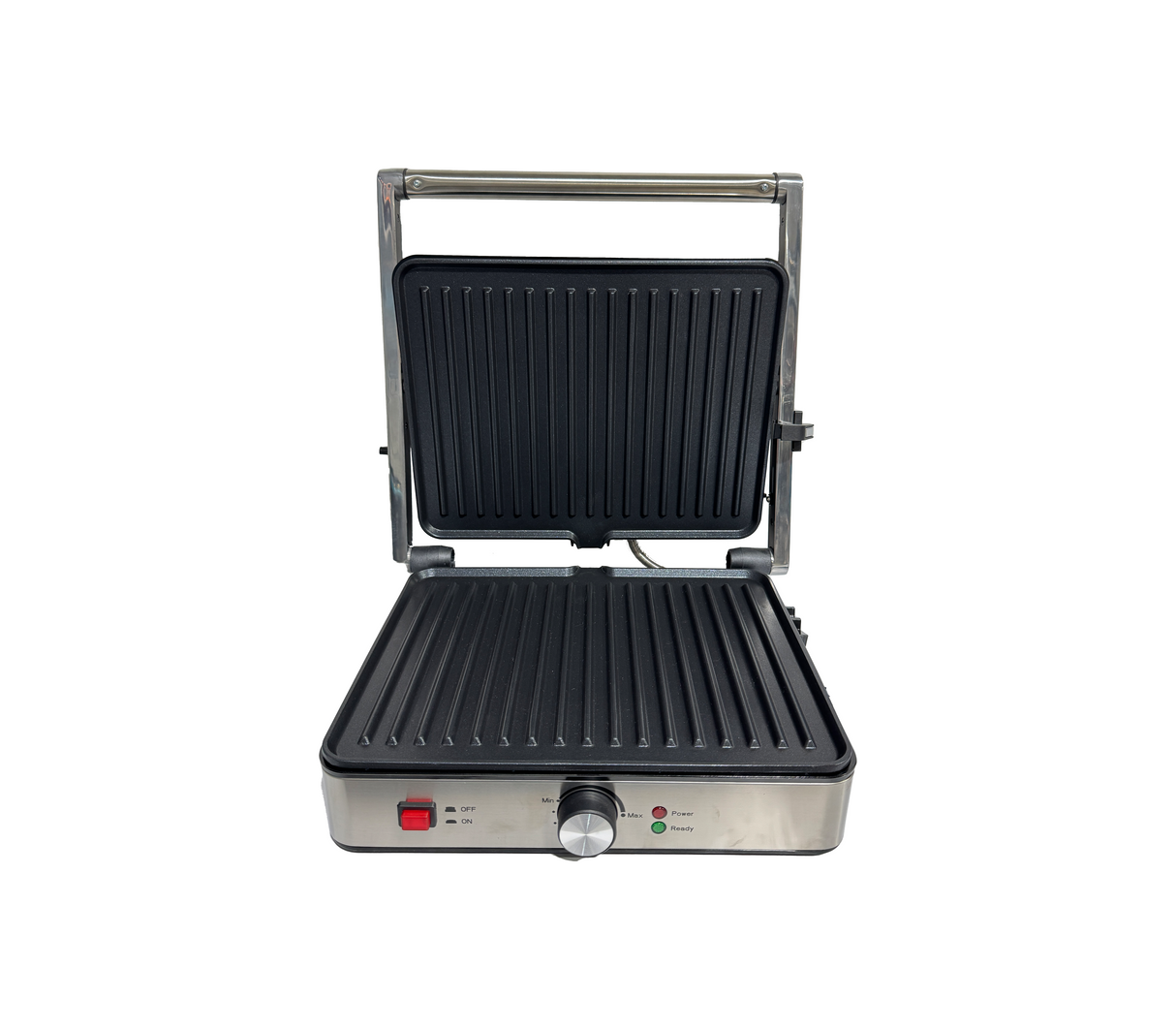 Sandwichera parrillera panini 1500W plateado Sankey