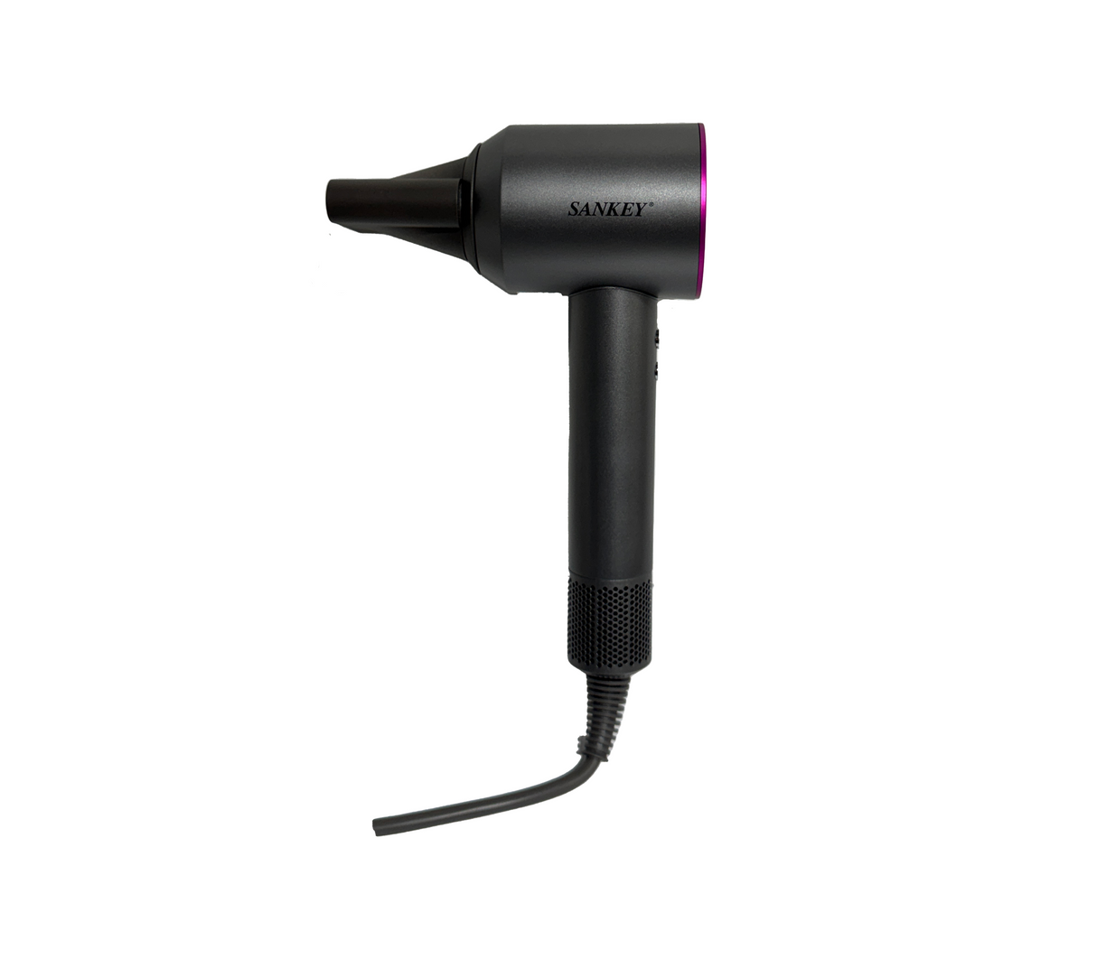 Secador de cabello sin aspas 3 temperaturas 1200W fucsia Sankey