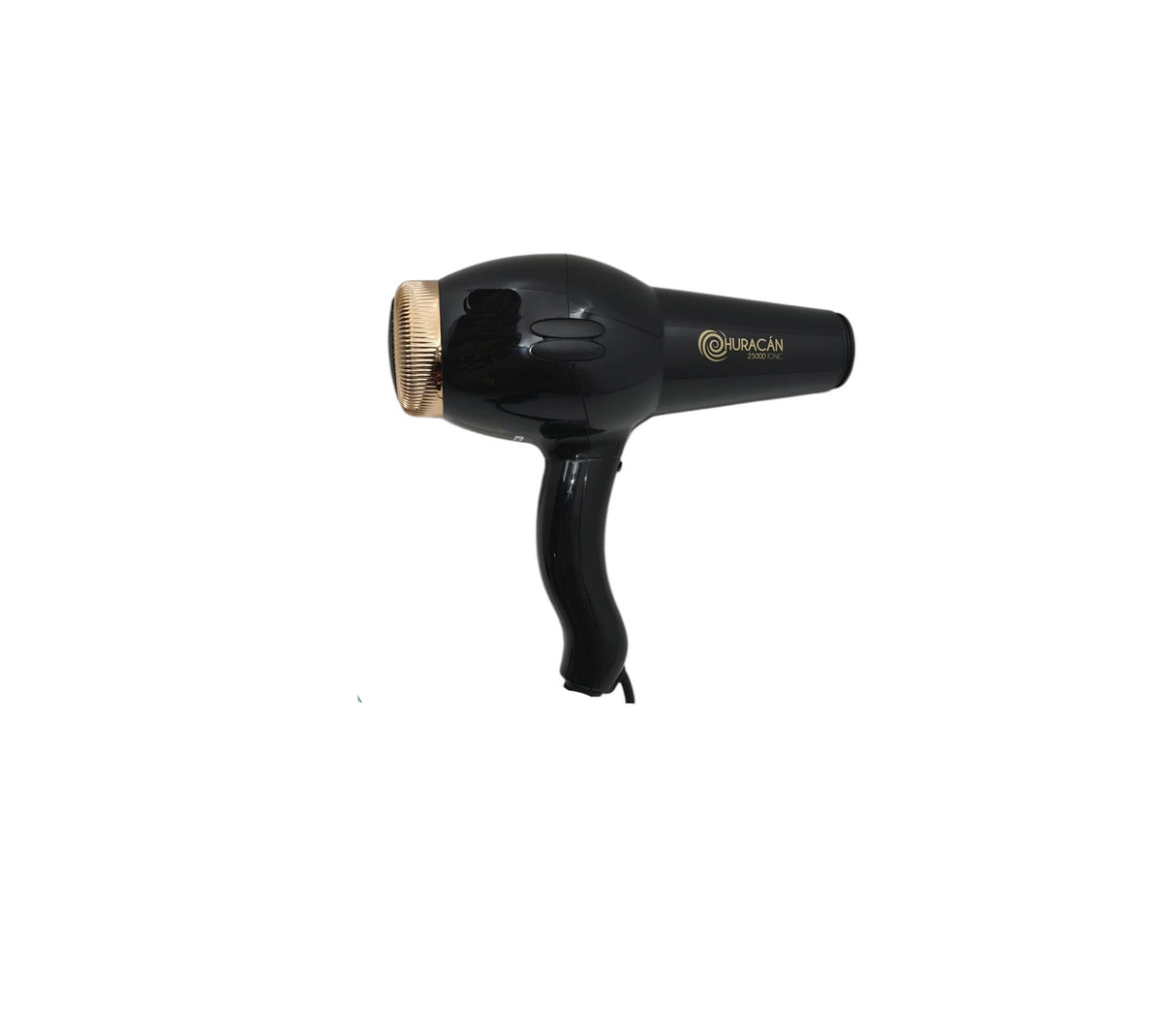 Secador de cabello huracán 25000 Negro/Gold Rucha