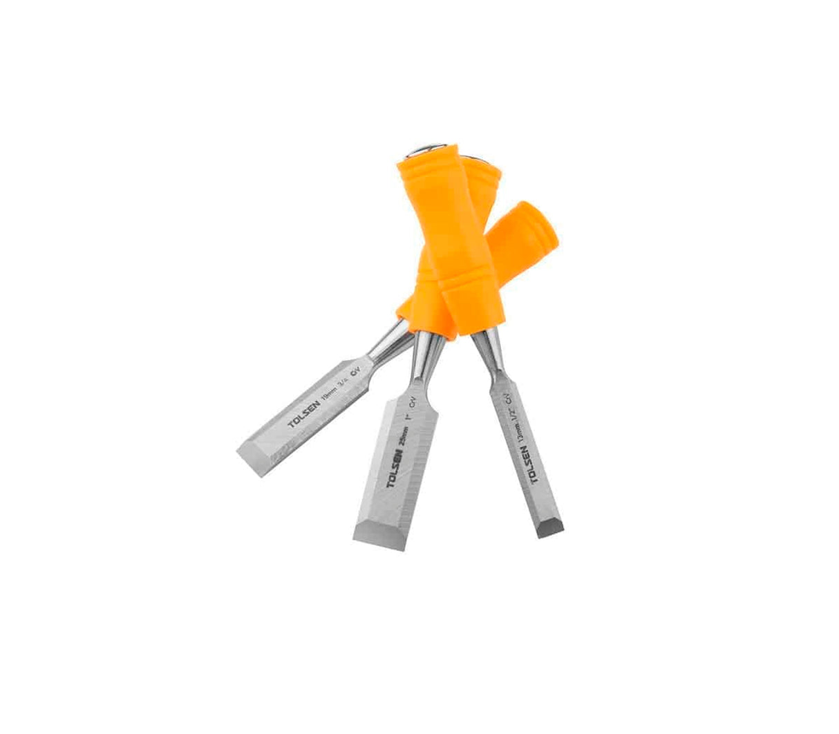 Set de cincel para madera 1/2"-3/4"-1" Tolsen