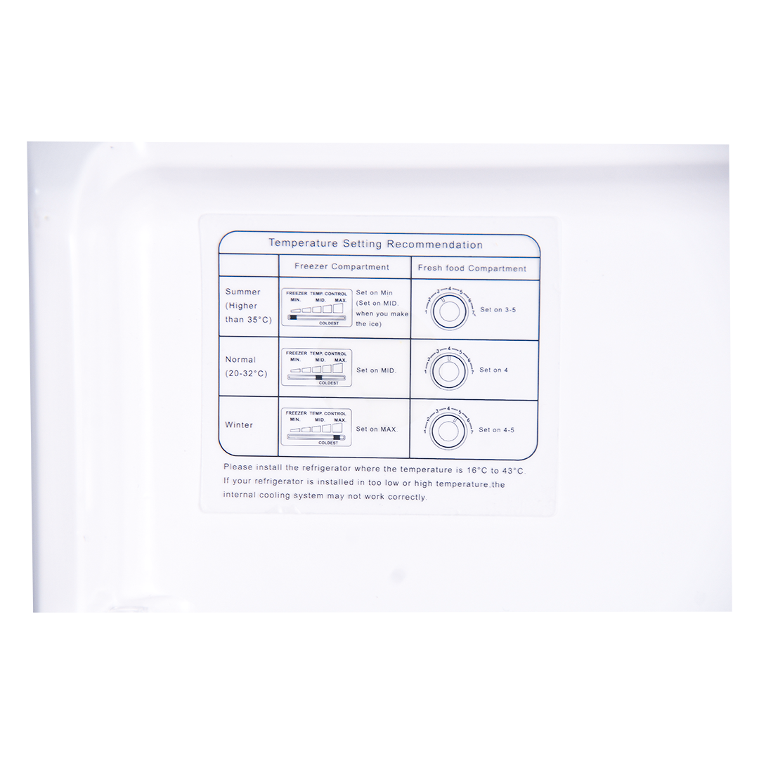 Nevera Top Mount sin escarcha 248 litros acero Sj Electronics