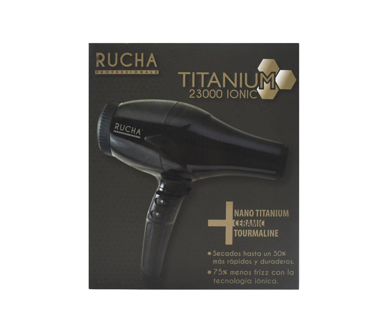 Secador de cabello titanium 23000 tornasol brillante Rucha