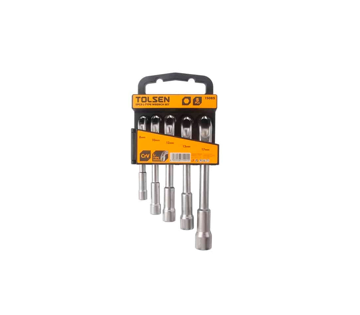 Set 5 de piezas de llaves tipo L largas Tolsen