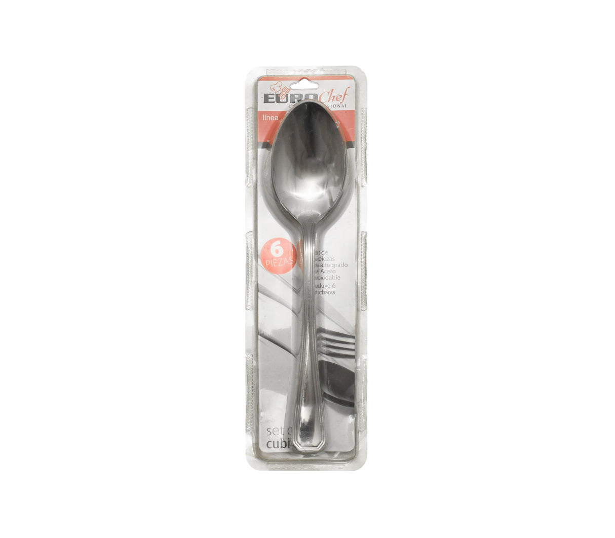 Set de 6 cucharillas línea Mónaco Eurochef