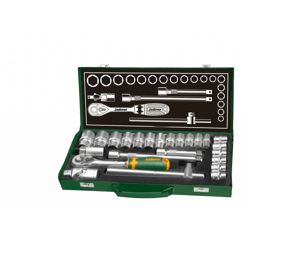 Set de ratchet 24 piezas Jadever