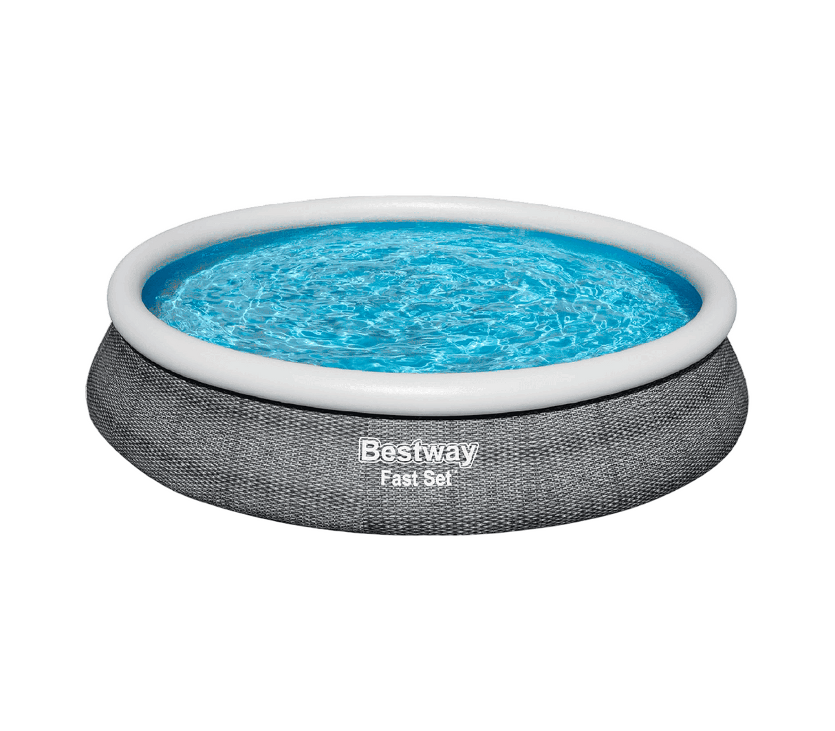 Set piscina inflable redonda fast set 4.57 m x 84 cm y bomba de filtrado Bestway
