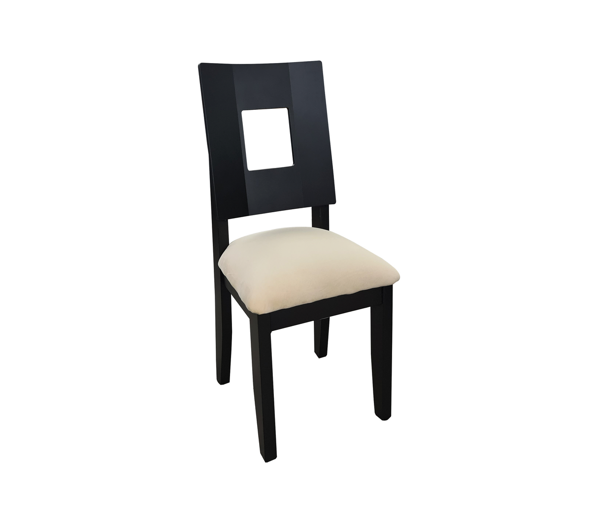 Silla para comedor con tapizado beige Mercado del Mueble