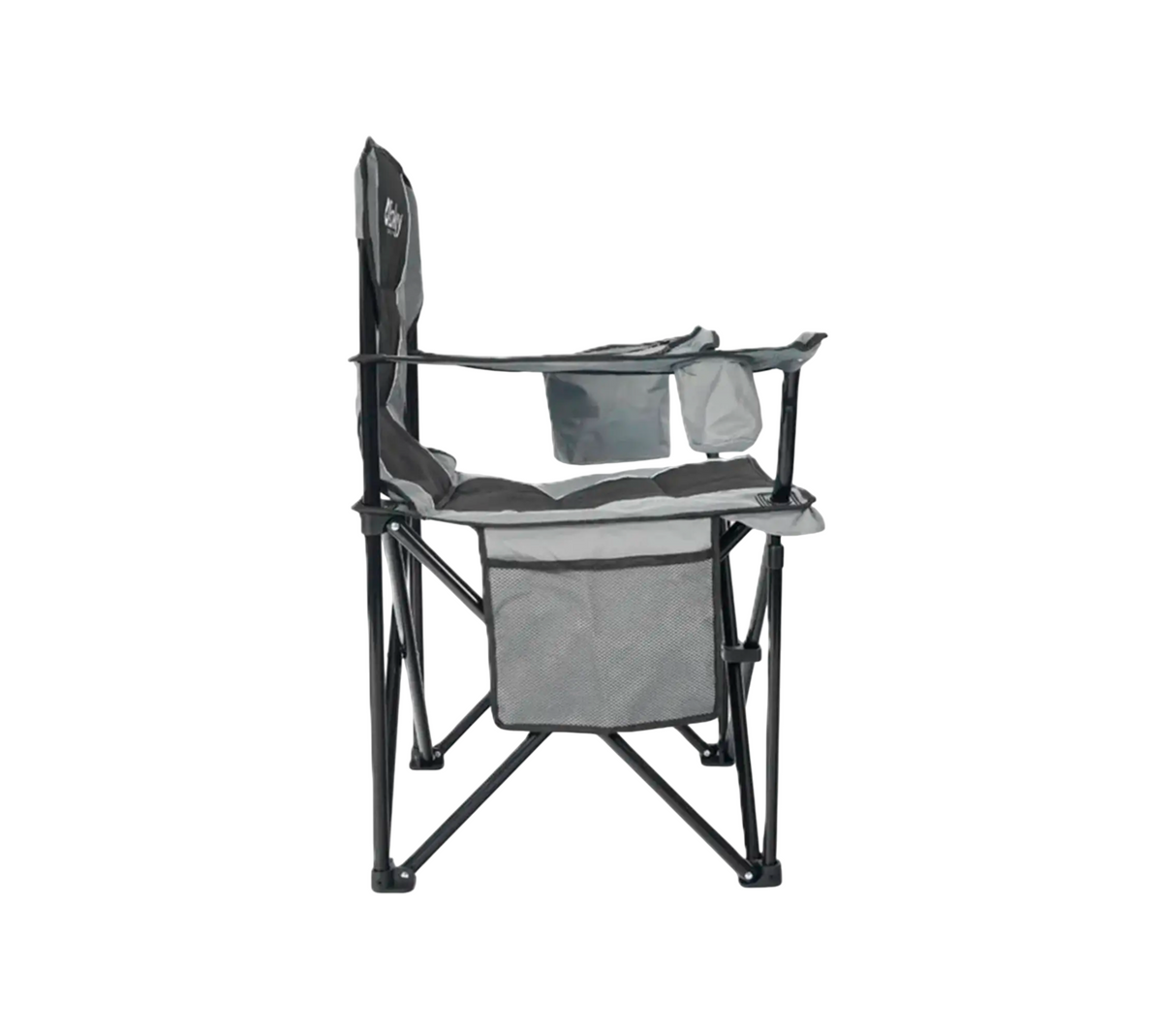 Silla playera plegable xxl comfort v2 con padding gris Ecology