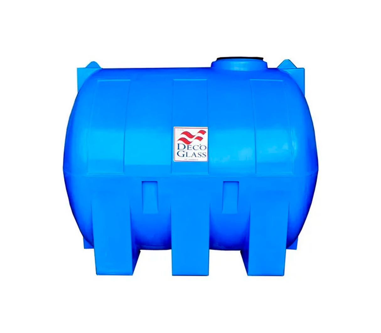 Tanque horizontal 1000 litros azul Deco Glass