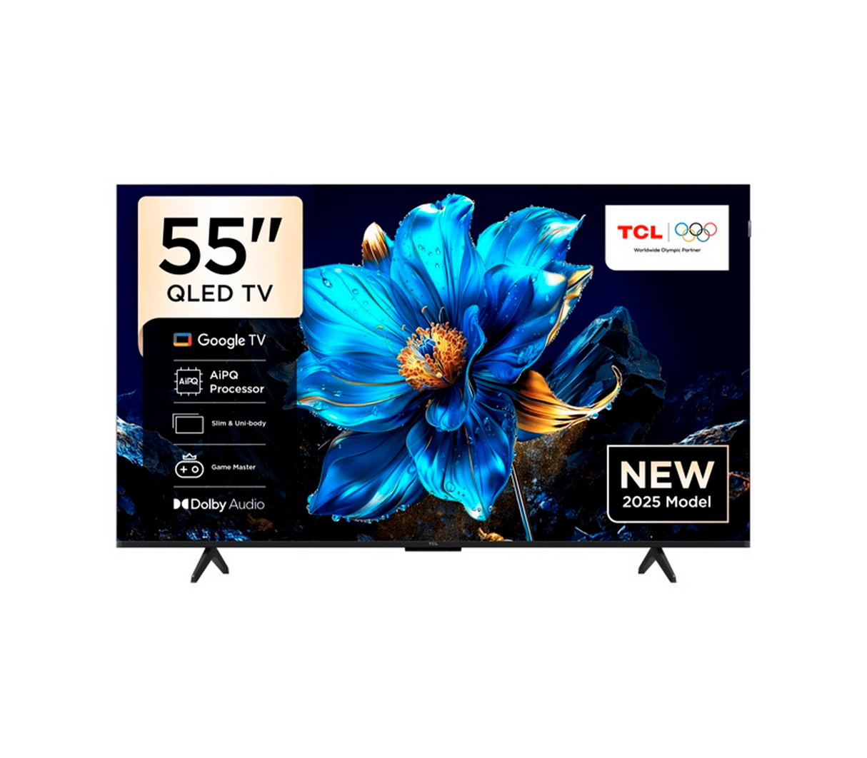 Tv 55" QLED Hva Panel Google Tv TCL