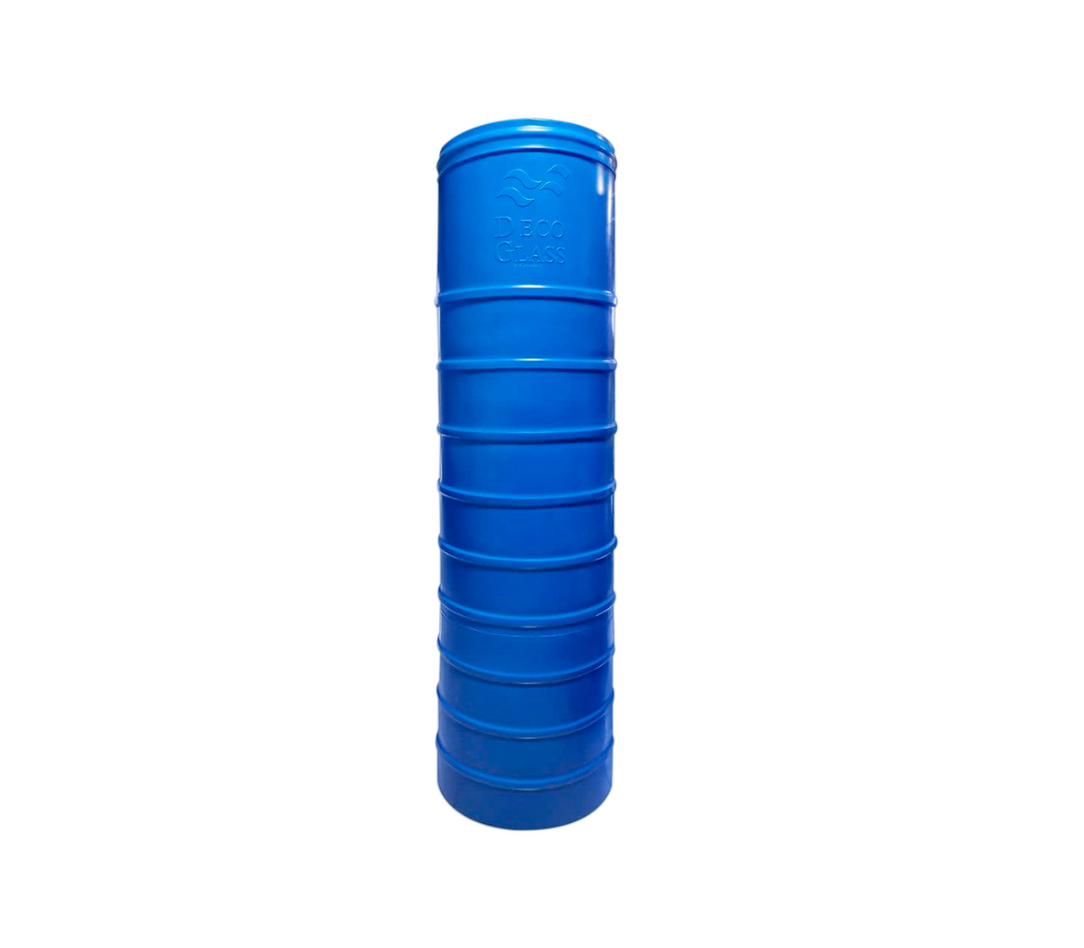 Tanque cilíndrico 520 litros azul Deco Glass