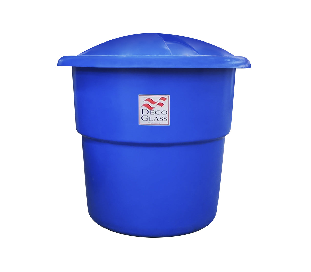 Tanque tipo vaso cónico 250 litros azul Deco Glass