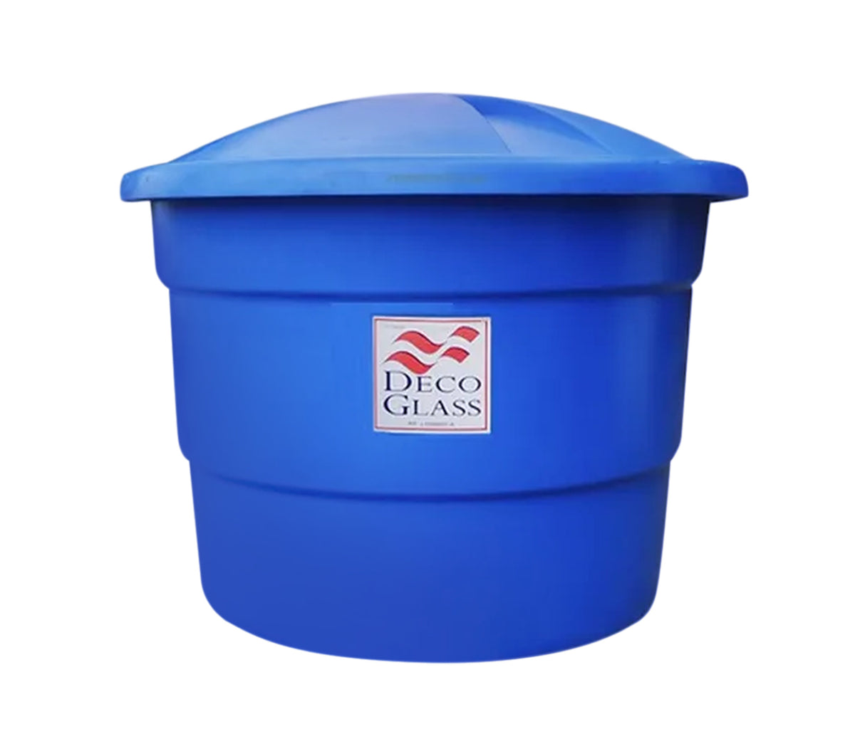 Tanque tipo vaso conico 2000 litros azul Deco Glass