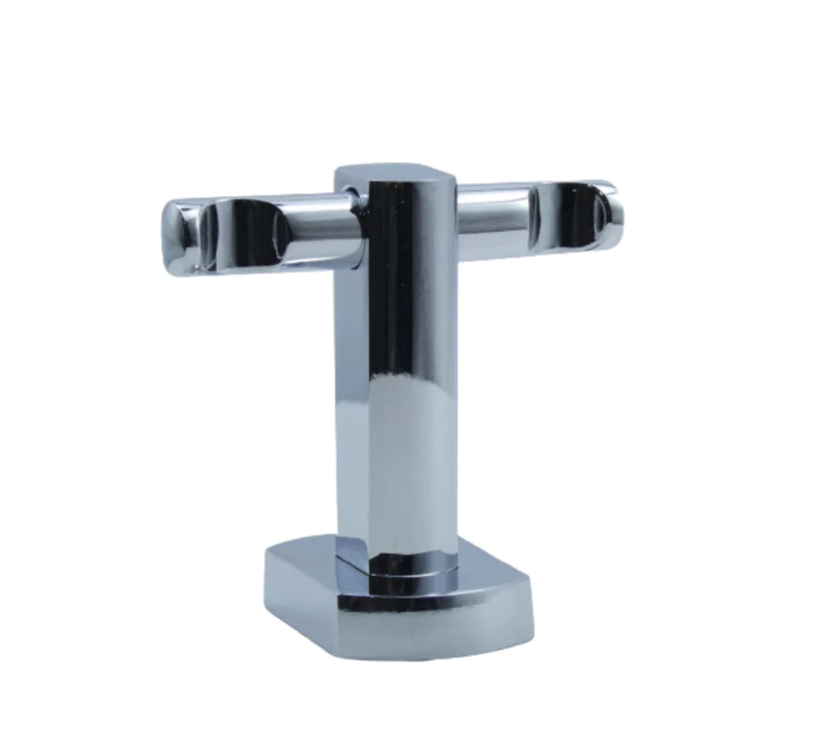 Toallero doble moderno en Zinc Dispufil