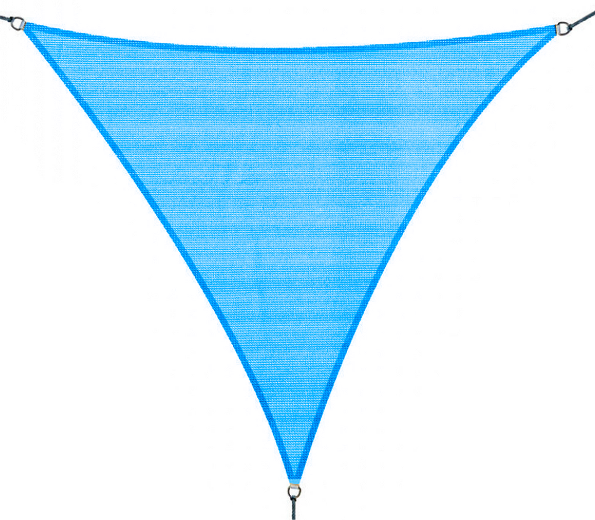 Toldo de sombra triangular 5x5x5 metros azul Trical