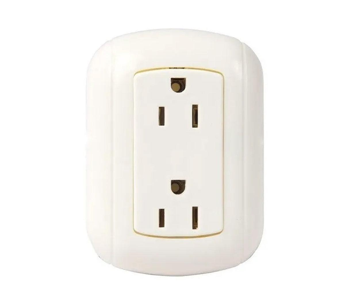 Toma doble con tapa para empotrar Lumistar