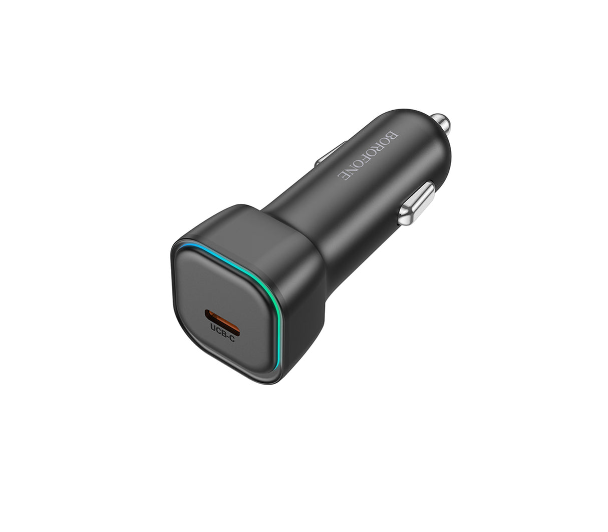 Adaptador cargador puerto Tipo C 30W Negro Borofone